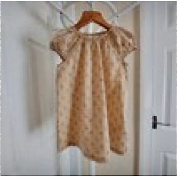H&M Other - H&M Kids Gold Flamingo Dress in Beige